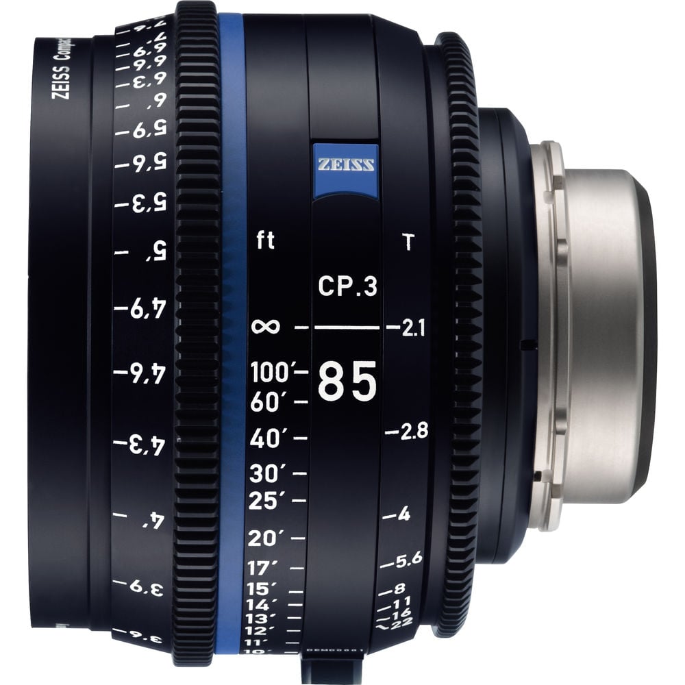 Ống Kính Cine Zeiss CP.3 85mm T/2.1 Ngàm XD eXtended Data/Feet